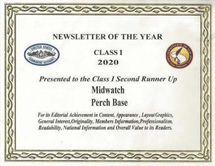Awarded 2020 "Newsletter of the Year"
