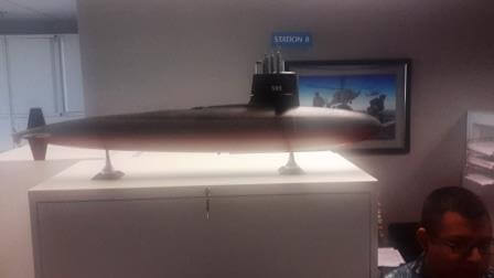 July 2015 USS Scorpion model presentation at MEPS