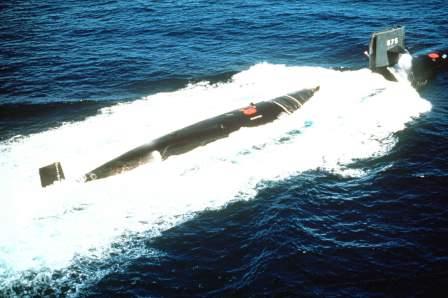 Harold Weber's qual boat, USS Bluefish (SSN-675)