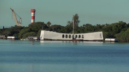 Chuck Luna visits Pearl Harbor