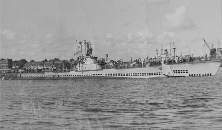 Jim Newman's qual boat, USS Sea Leopard (SS-483)