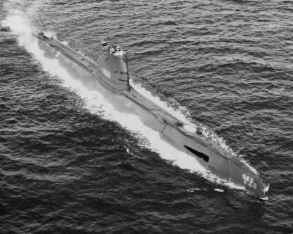 Captain Brad Veek's qual boat, USS Tang (SS-563)