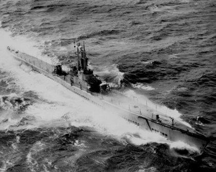 Lou Reynolds' qual boat, USS Hackleback (SS‑295)