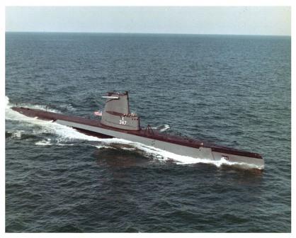 Stephen Hough's qual boat USS Cubera (SS‑347)