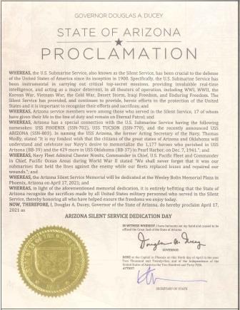 View the ASSM Governor's Proclamation