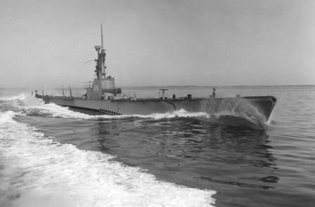 Mike Olsen's third boat, the USS Corsair (AGSS‑435)