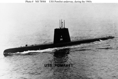 Mike Olsen's fourth and last boat, the USS Pomfret (SS‑391)