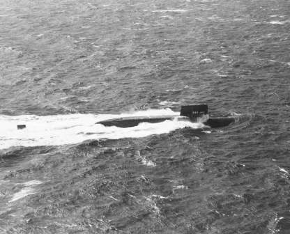 Capt. Dick Noreika's first submarine and qual boat, USS Patrick Henry, (SSBN‑599). (1963-1966)