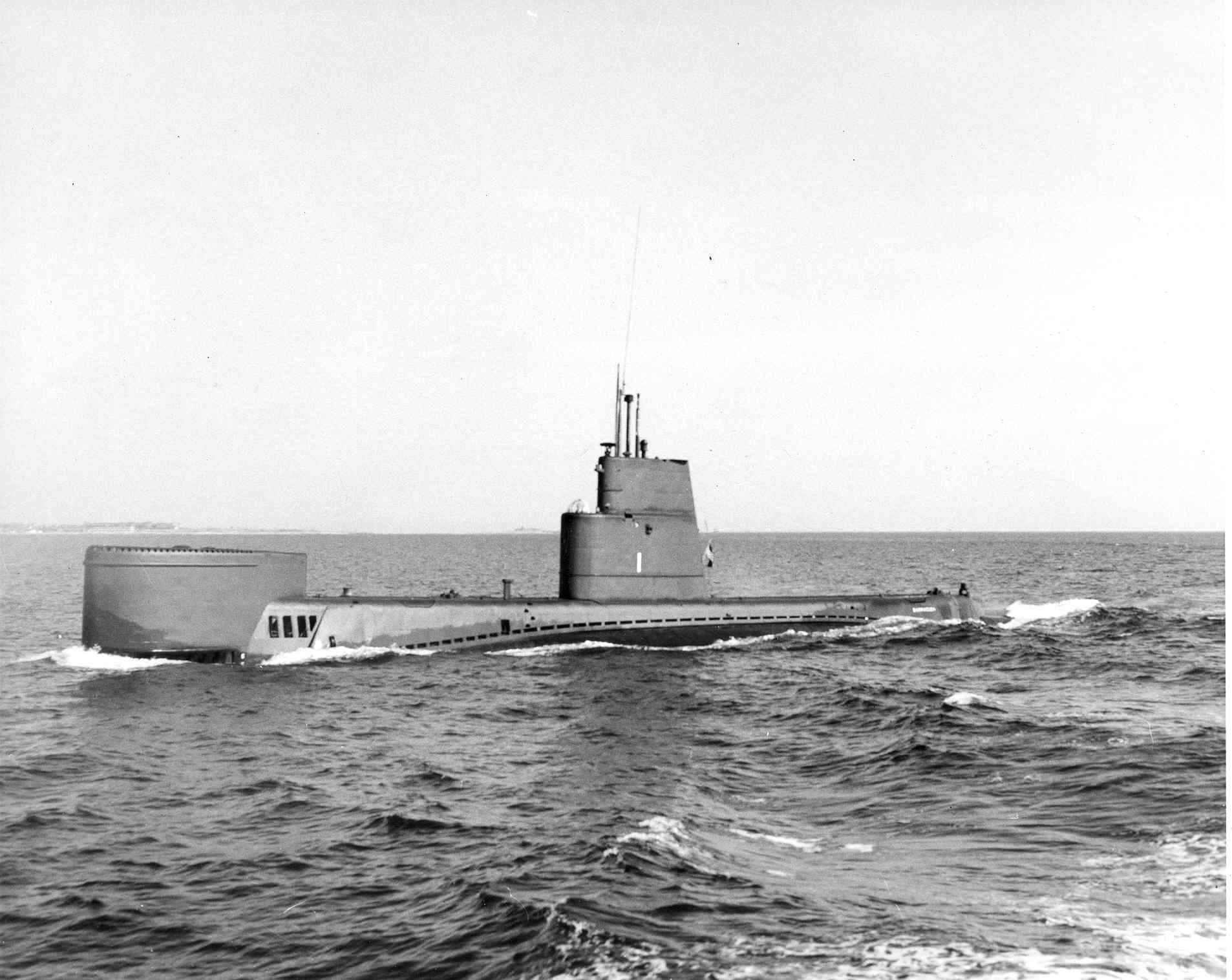 Royce Pettit's first submarine and qual boat, USS Barracuda, K-1 (SS‑550)