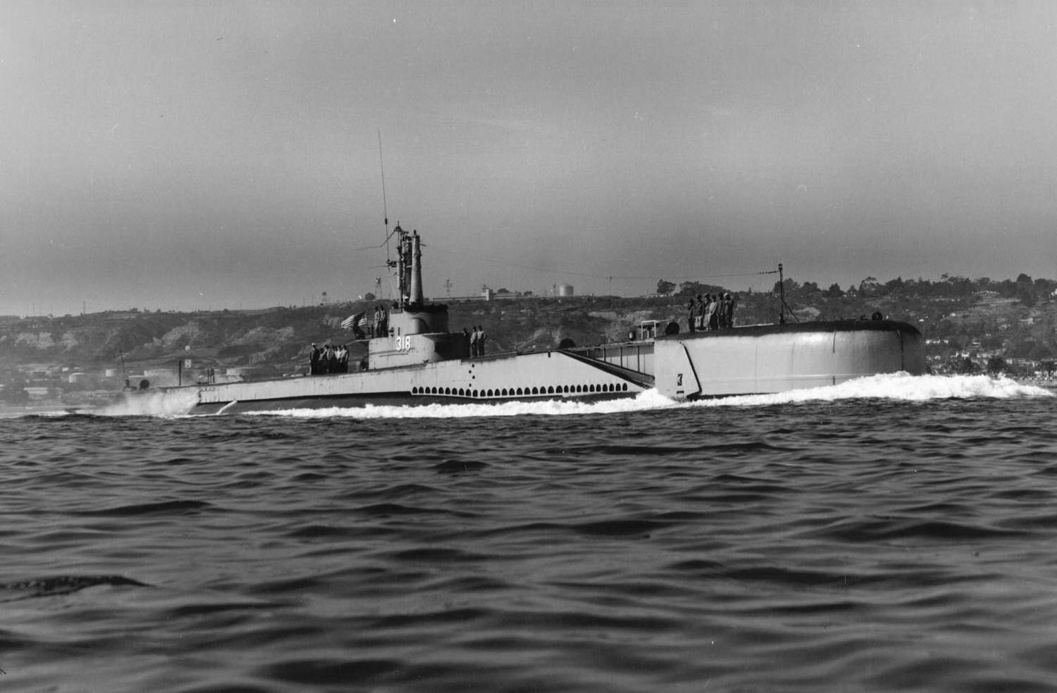 Royce Pettit's fifth and last boat from 1963 to 1965, the USS Baya (AGSS‑318). Royce was the Commanding Officer.
