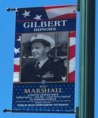 May 2024 Ray Marshall tribute banner in Gilbert, AZ.