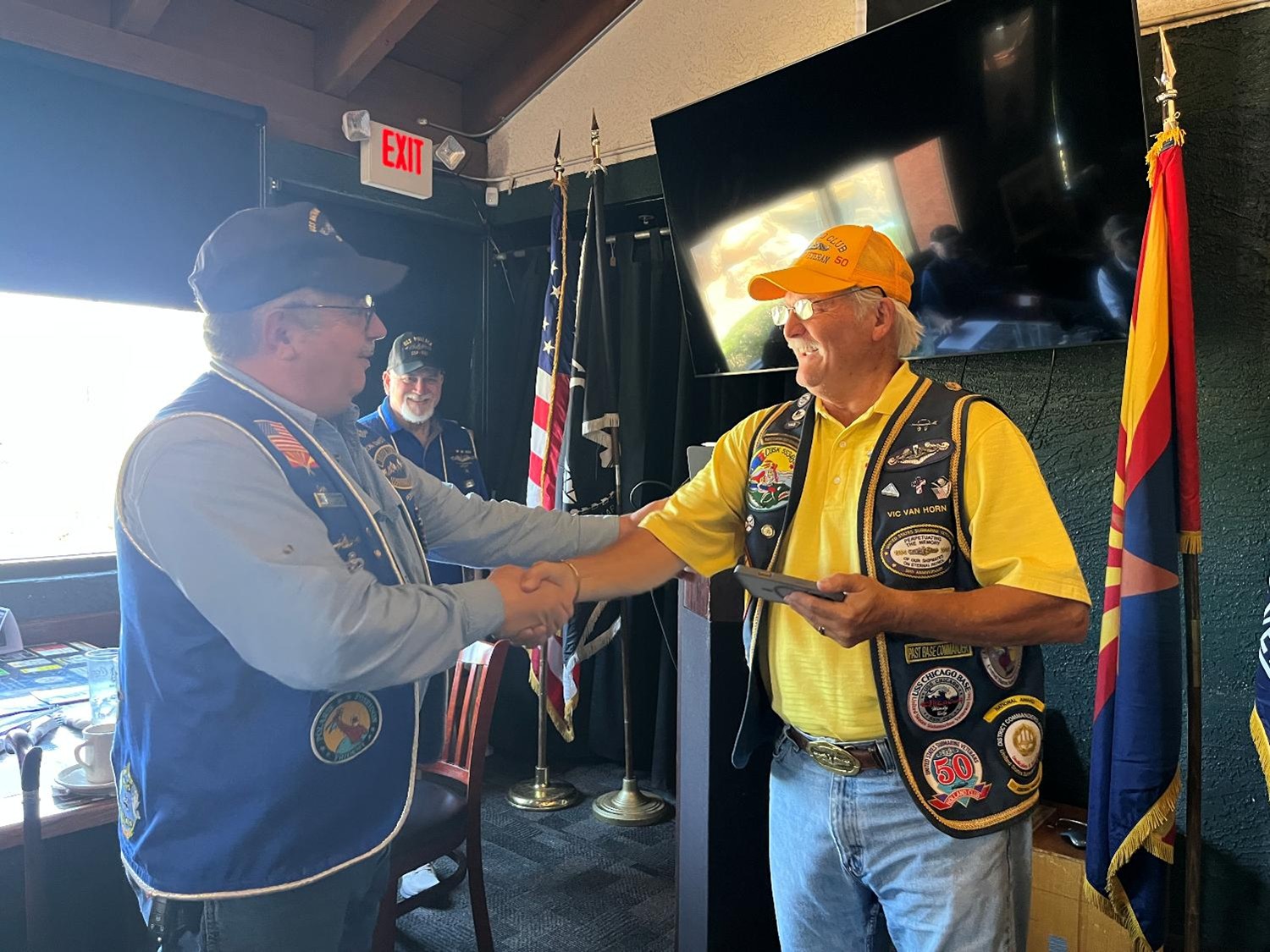 Don Robertson installation as Vice Commander