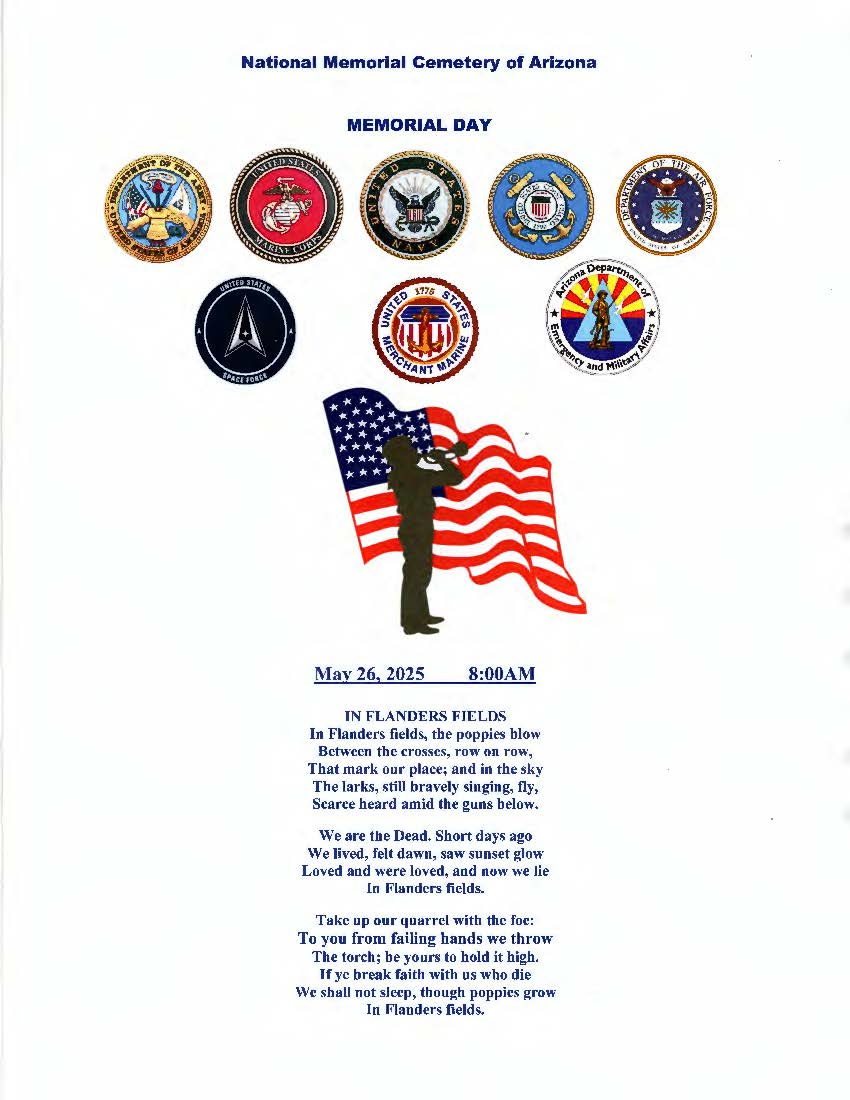 2025 Memorial Day Program