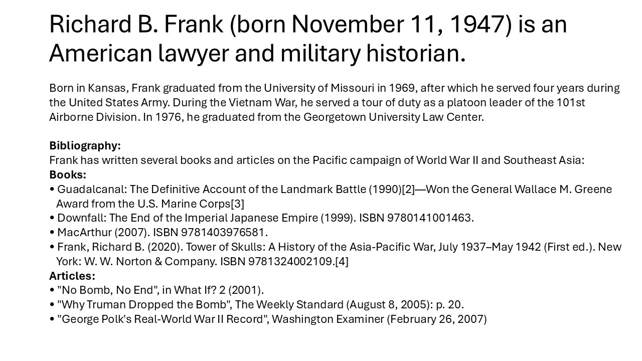 Deadly Effective slides