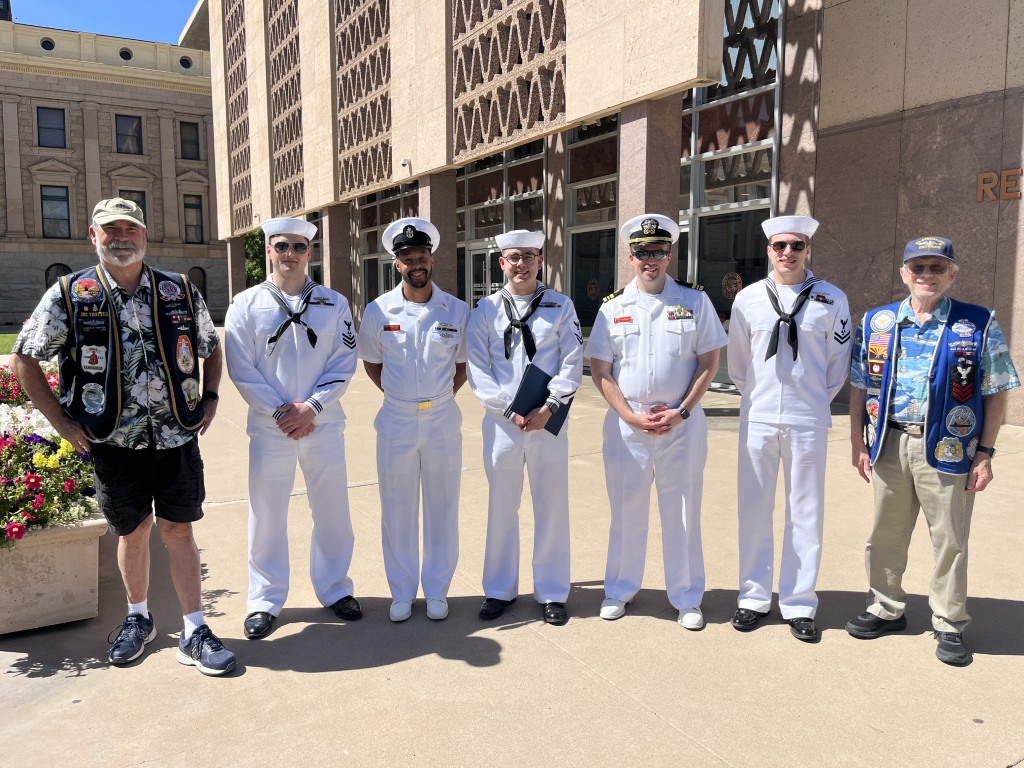 USS Arizona crew visits AZ House of Representatives