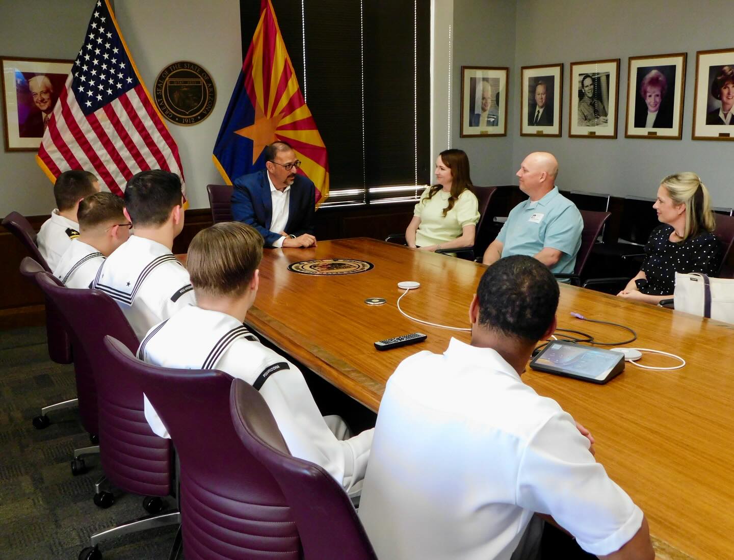 USS Arizona crew visits AZ House of Representatives