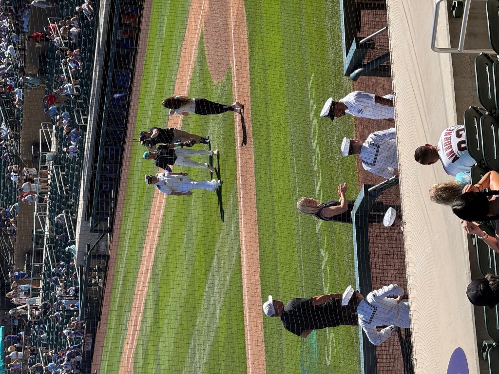 USS Arizona crew visits Salt River Fields at Talking Stick