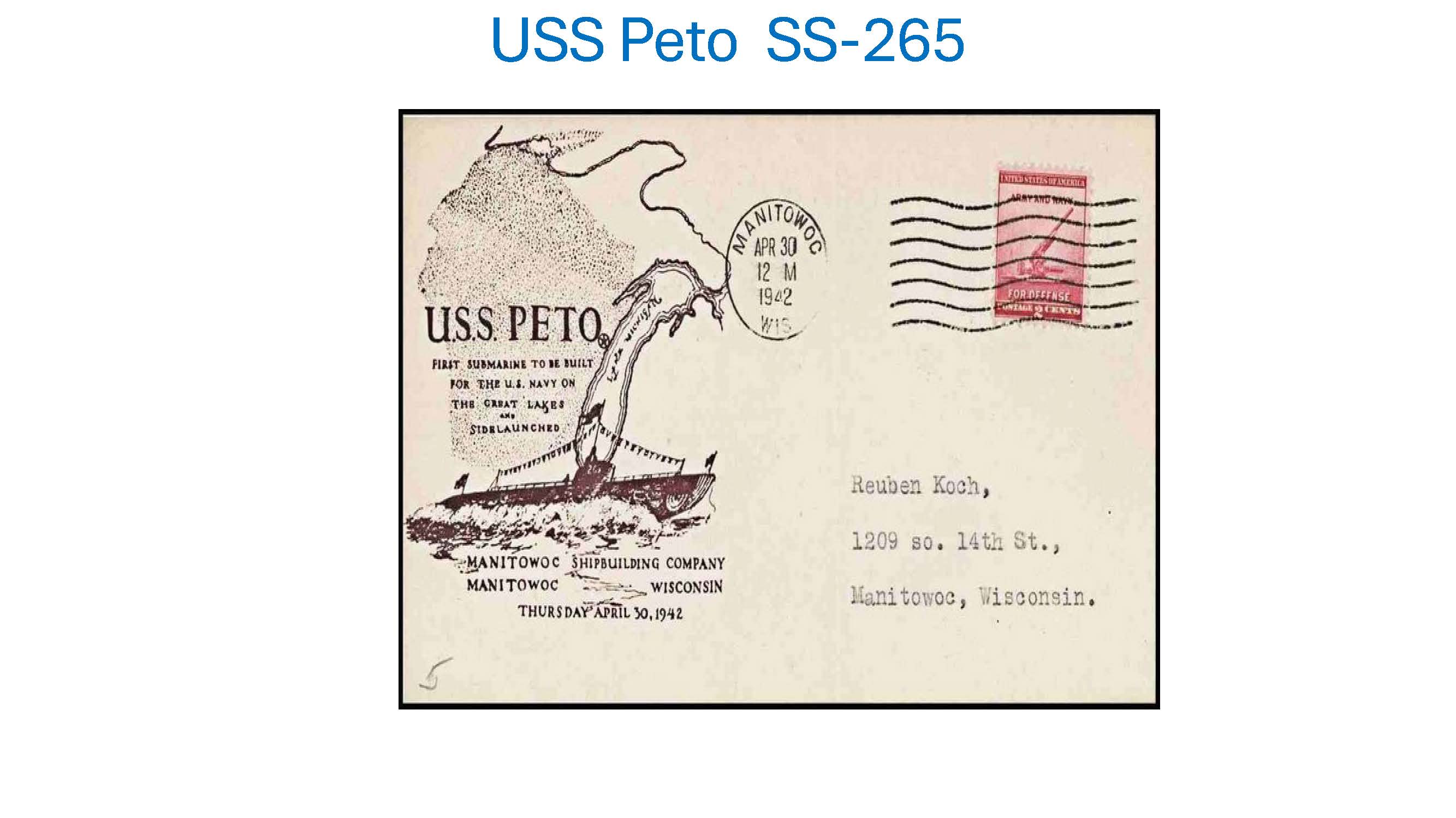June 2026 Boat of the Month, USS Peto