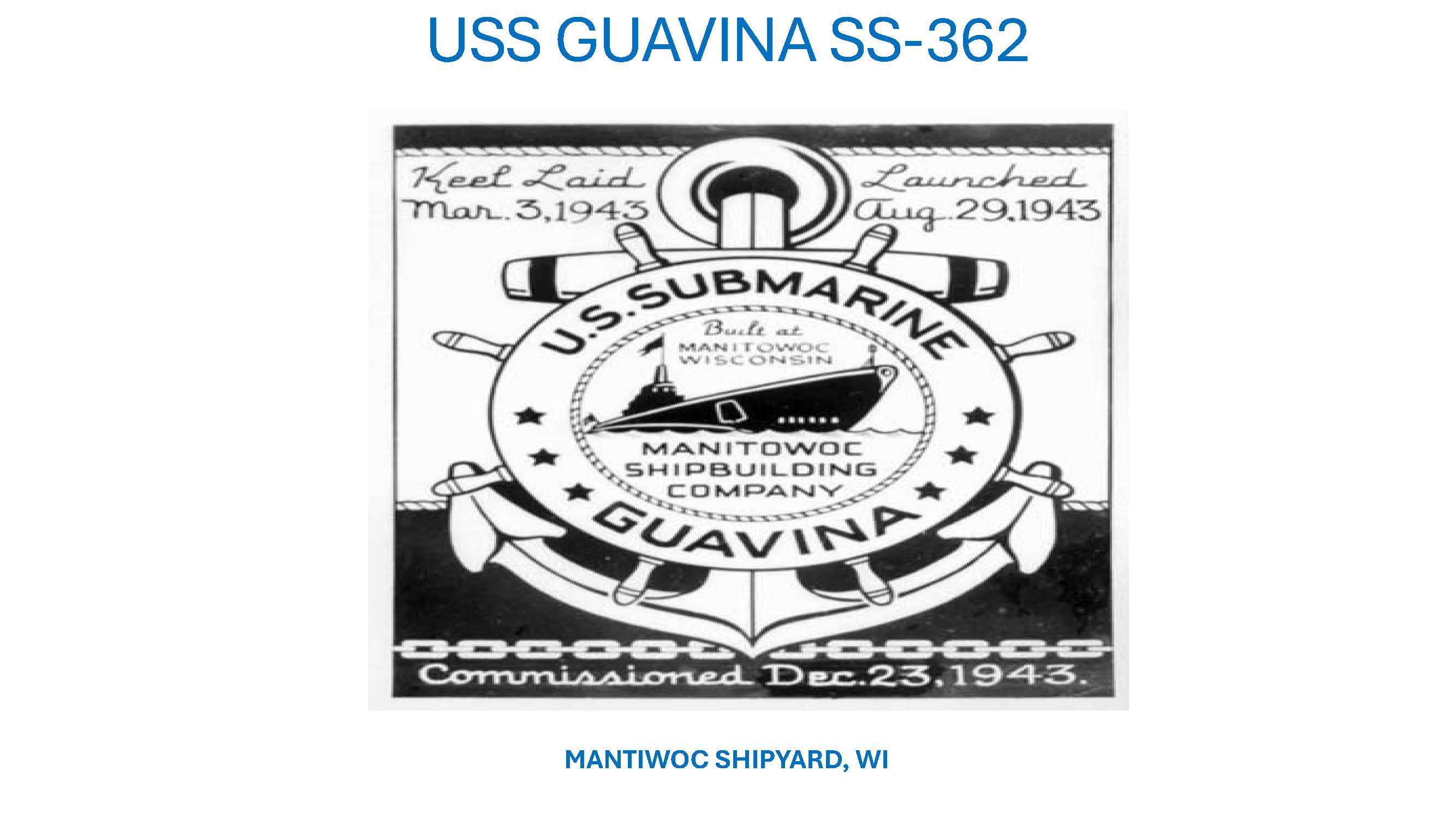 October 2026 Boat of the Month, USS Guavina