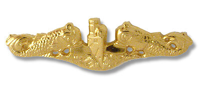 Officer's gold dolphins